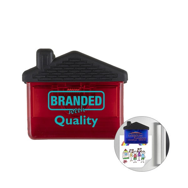 The Housemate House Shaped Magnet Clip  Imprinted with Logo (Q392011)