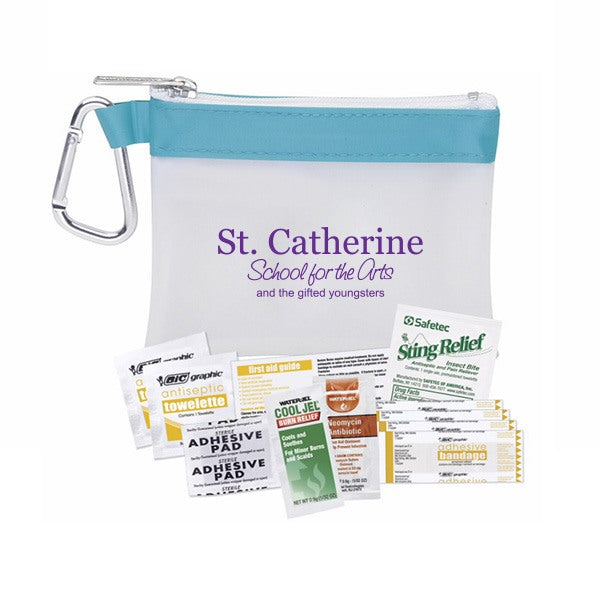 Frosty First Aid Kit - 11 pieces  Imprinted with Logo (Q395611)