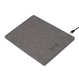 Leon - Wireless Chargers Vegan Leather Mouse Pads (Q399911)