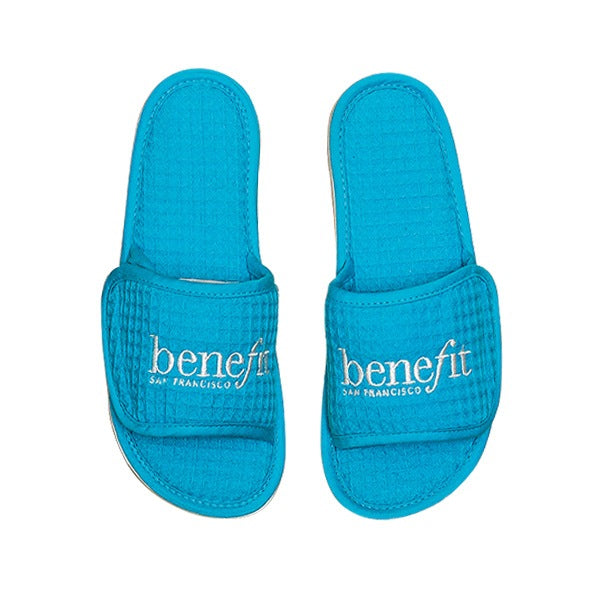 Waffle Weave Slippers  Imprinted with Logo (Q404211)