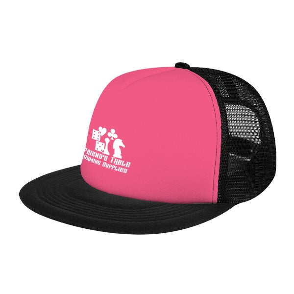 Flat Bill Trucker Hats  Imprinted with Logo (Q407911)