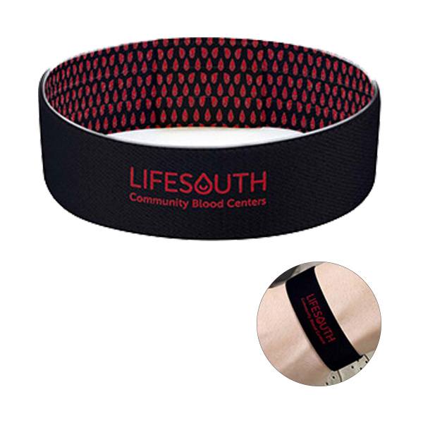 1 Inch Wide Oodleband™ Wristband Without Patch  Imprinted with Logo (Q408722)
