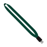 3/4" Cotton Lanyard With Plastic Snap-Buckle Oring (Q409911)