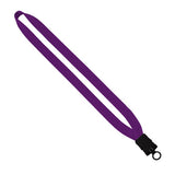 3/4" Cotton Lanyard With Plastic Snap-Buckle Oring (Q409911)