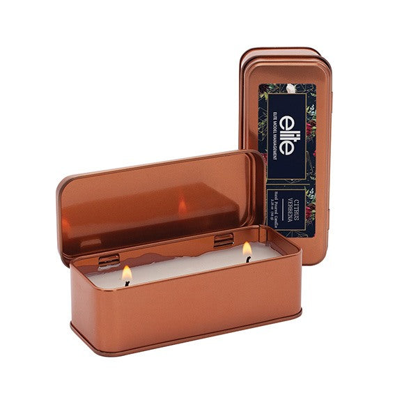 2.25 oz. Scented Copper Rectangular Candles (Q410011)