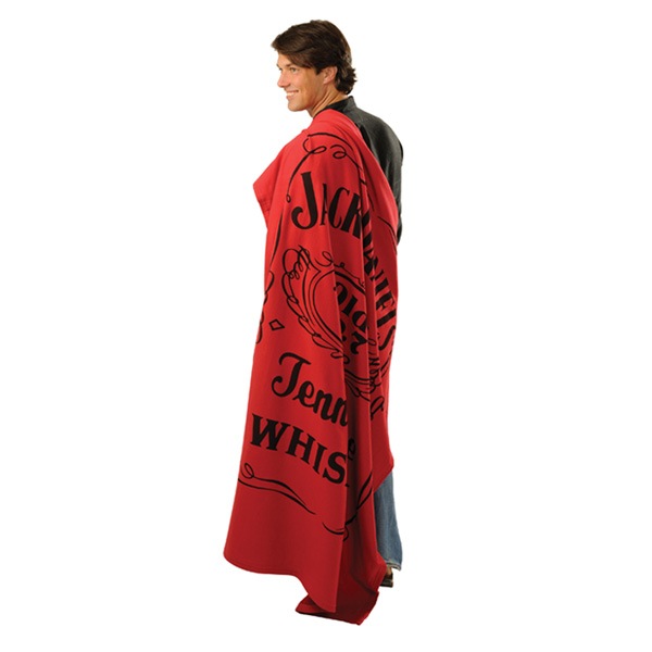 50 x 60 Screen Printed Sweatshirt Blanket  Imprinted with Logo (Q416211)