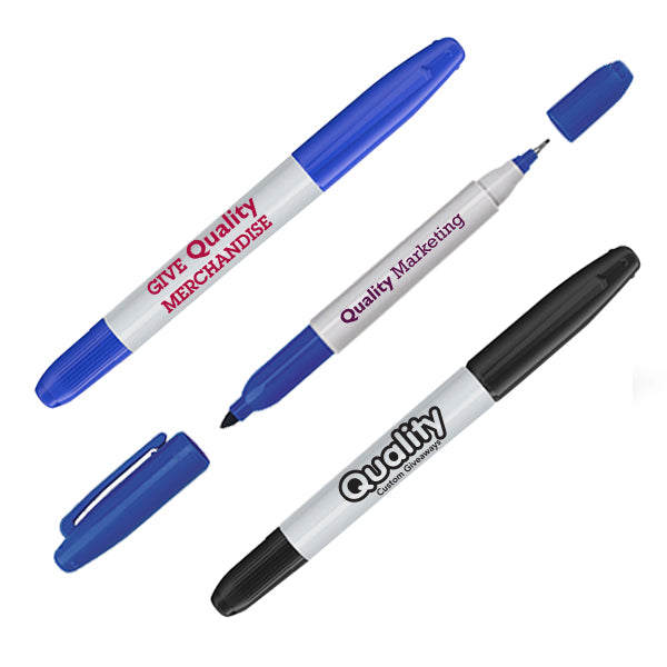 Sharpie Twin Tip Markers  Imprinted with Logo (Q416511)
