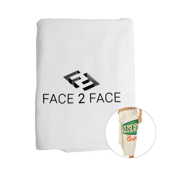 35 x 68 18 Lb. Velour Hemmed Beach Towels (Q419011)