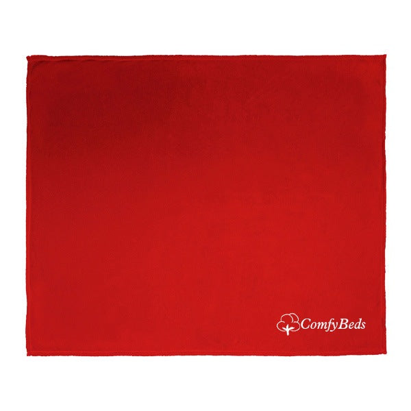 Tahoe Microfleece Throw Blanket  Imprinted with Logo (Q421011)