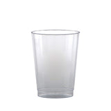 10 Oz. Clear Fluted Digital Plastic Cup (Q422211)