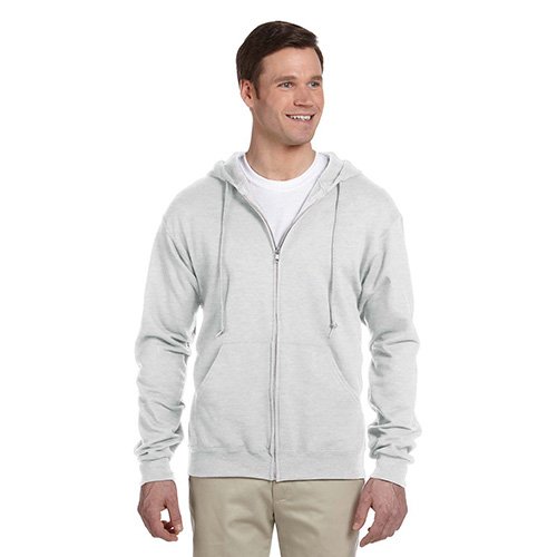 Custom Jerzees 8 oz. 50/50 NuBlend® Fleece Full-Zip Hood (Q42266 ...