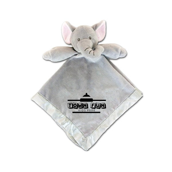 Gray Elephant Baby Blanket  Imprinted with Logo (Q425111)