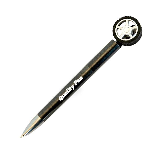 Tire Ballpoint Clicker Pen  Imprinted with Logo (Q427622)