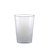 10 Oz. Clear Fluted Plastic Cup (Q432211)