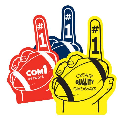 Football Hand Cheering Mitts  Imprinted with Logo (Q432511)