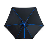 7ft Colored Steel Market Umbrella (Q435422)