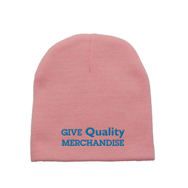 Short Knit Beanies  Imprinted with Logo (Q438911)