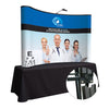 8' Full Mural Curved Arise Tabletop Display Kits (Q440611)