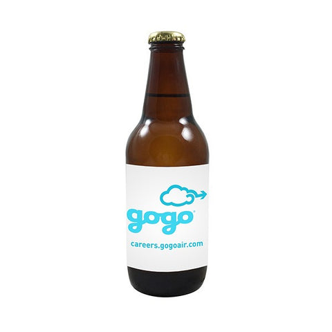 12 oz Seltzer Glass Bottle Beverages - Bottled Drinks with Logo - Q141711 QI