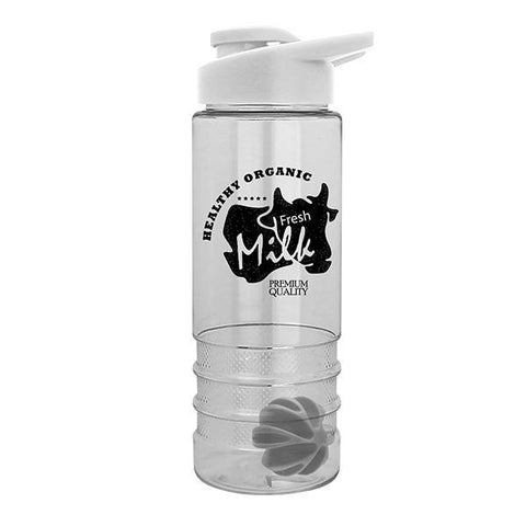 24 Oz Tritan Salute Shaker Bottle - Drink-Thru Lid - Water Bottles
