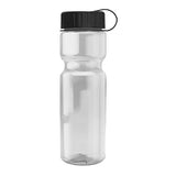 28 Oz. Champion Trans. Bottle - Tethered Lid (Q453722)