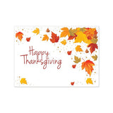 Bright Thanksgiving Leaves Holiday Cards (Q453911)