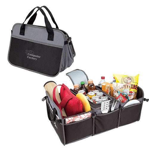 Custom Trunk Organizer with Cooler (Q454311) Car Organizers with Logo