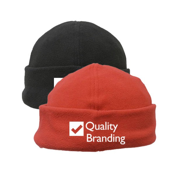 Micro Fleece Beanie  Imprinted with Logo (Q45547)