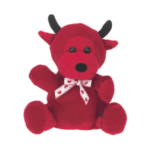 Valentine's Day Plush - Red Devil  Imprinted with Logo (Q456111)