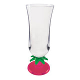 15 Oz. Palm Tree Stem Plastic Hurricane Glass (Q457211)