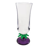 15 Oz. Palm Tree Stem Plastic Hurricane Glass (Q457211)