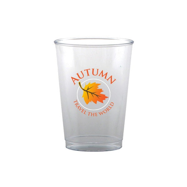 7 Oz. Clear Hard Plastic Cup  Imprinted with Logo (Q462211)