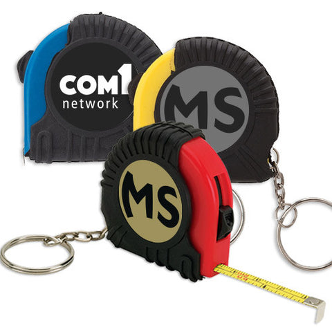 Mini Tape Measure Key Chains - Key Chains with Logo - Q463311 QI