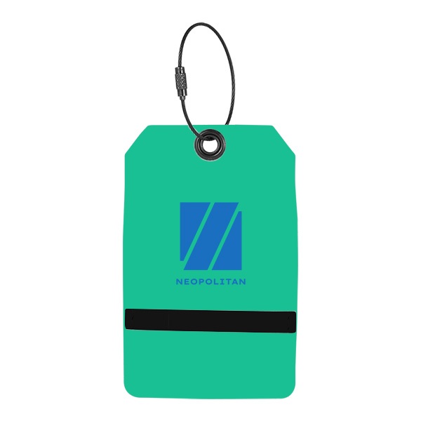 Pikes Recycled Dye-Sublimated Felt Luggage Tag (Q463522)