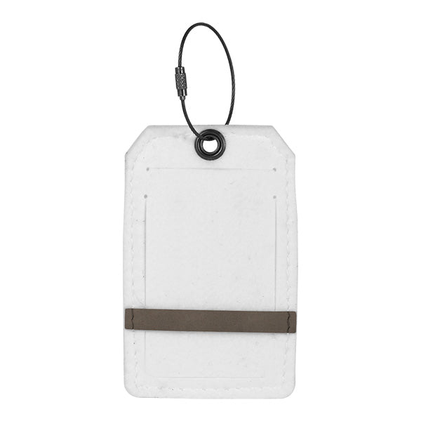 Pikes Recycled Dye-Sublimated Felt Luggage Tag (Q463522)