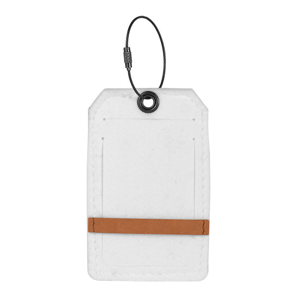 Pikes Recycled Dye-Sublimated Felt Luggage Tag (Q463522)