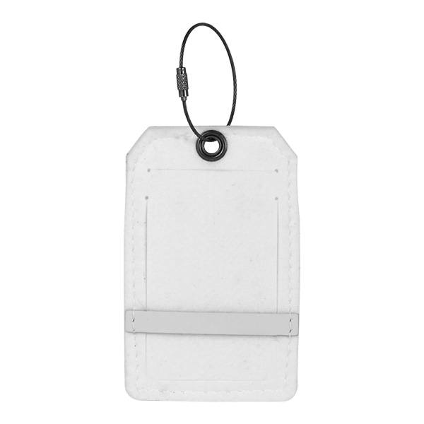 Pikes Recycled Dye-Sublimated Felt Luggage Tag (Q463522)