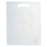 Fold Over Die Cut Plastic Bag (12" x 15" x 3") (Q465676)