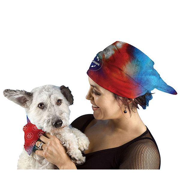 Bandoggies® Pet and Owner Bandana Set  Imprinted with Logo (Q467722)