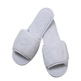 Open Toe Microfleece Slippers (Q468811)