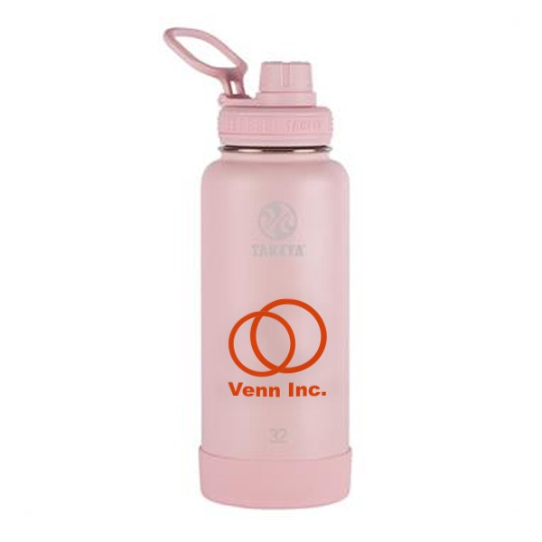 32 Oz. Takeya Actives Spout Lid Bottle - Blush (Q471622)