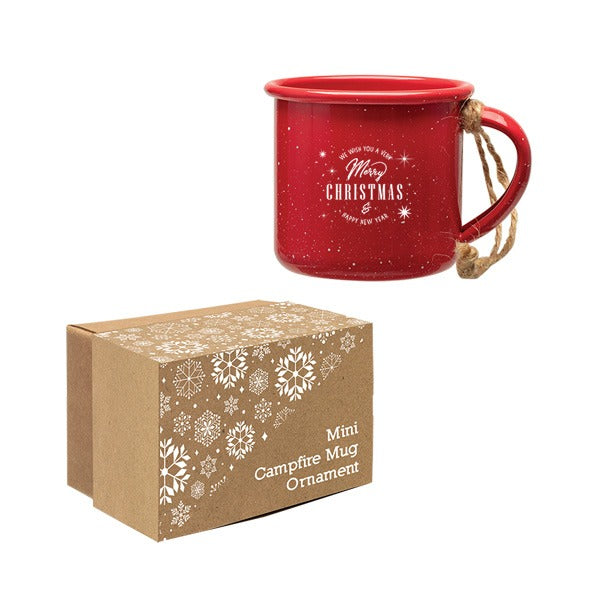 Mini Campfire Mug Ornament  Imprinted with Logo (Q475211)