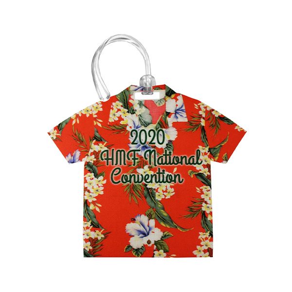 3 Inch 1 Sided 4CP Dye Sub Custom Econo Bag Tag (Q476111)