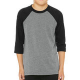 Bella+Canvas Youth 3.6oz 3/4 Sleeve Baseball Shirt (Q478911)