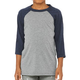 Bella+Canvas Youth 3.6oz 3/4 Sleeve Baseball Shirt (Q478911)