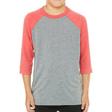 Bella+Canvas Youth 3.6oz 3/4 Sleeve Baseball Shirt (Q478911)