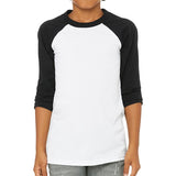 Bella+Canvas Youth 3.6oz 3/4 Sleeve Baseball Shirt (Q478911)