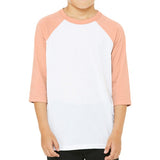 Bella+Canvas Youth 3.6oz 3/4 Sleeve Baseball Shirt (Q478911)