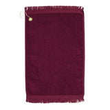 Premium Fringed Velour Golf Towel - Color (Q481322)