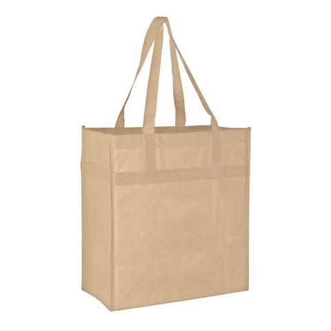 Non-Woven Grocery Tote Bags 13 X 15 - Grocery Bags with Logo - Q484811 QI